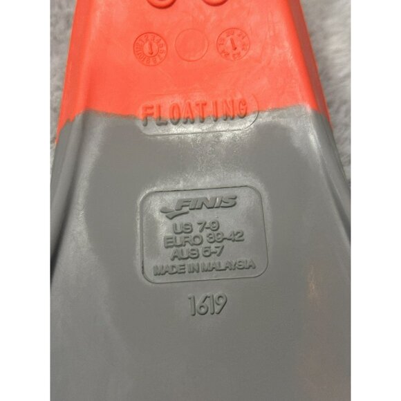 Finis Long Floating Fins Red/Gray Large - Picture 4 of 6